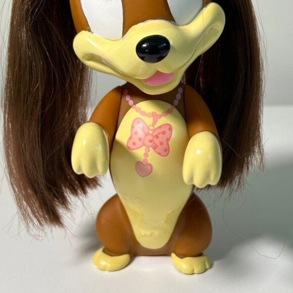 Disney Fifi PlutOne Size Girlfriend Minnies Pet 7inch Vinyl Figure - Picture 3 of 5